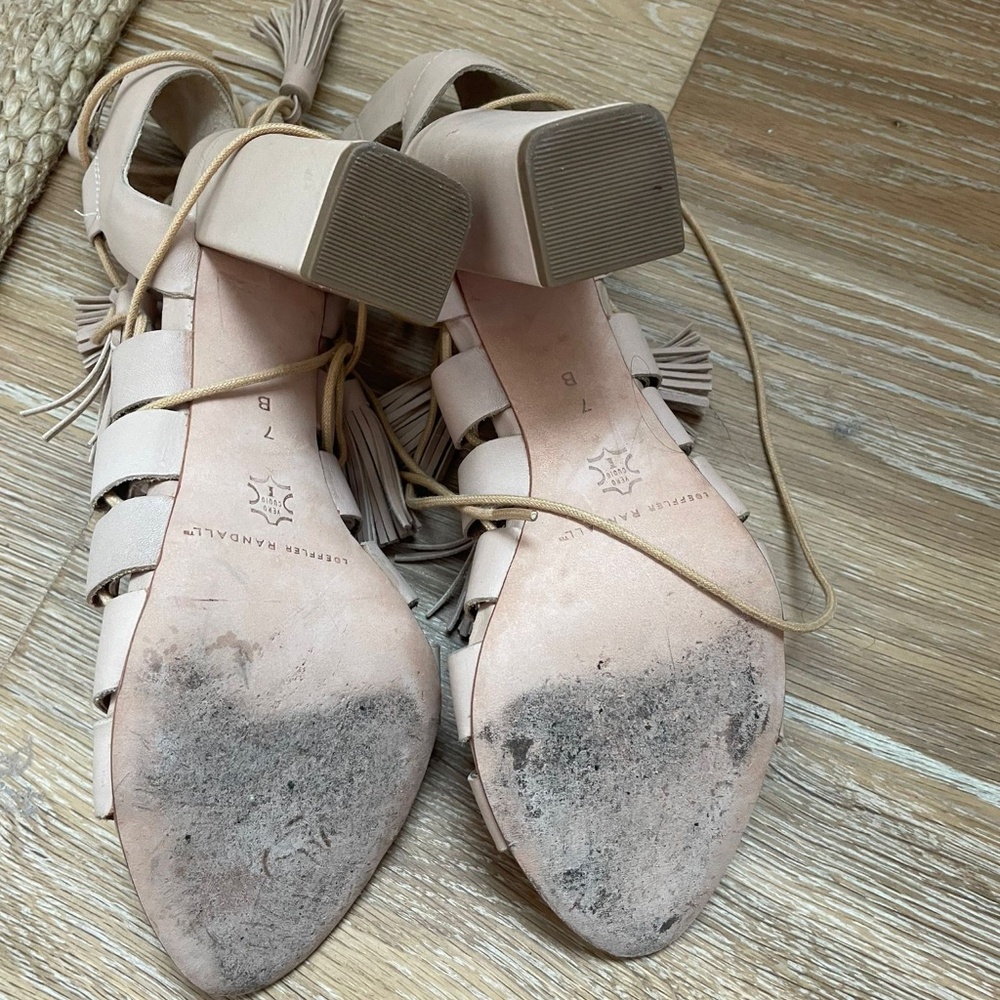 High Heels With Strings Detail - image 4